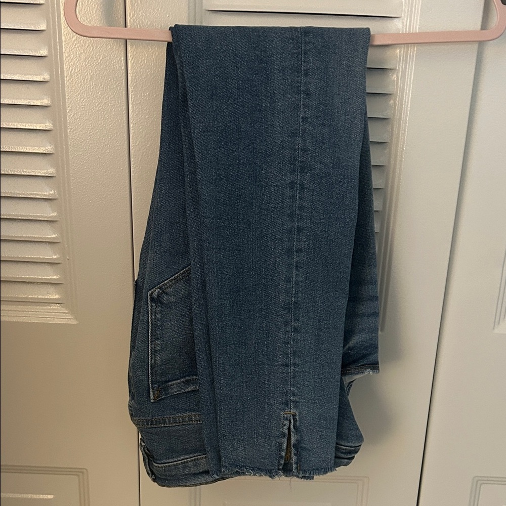 Jeans! Kenzie Vintage High-Rise Skinny Raw Edge Hem Jeans Size 8; 29-Inch Inseam